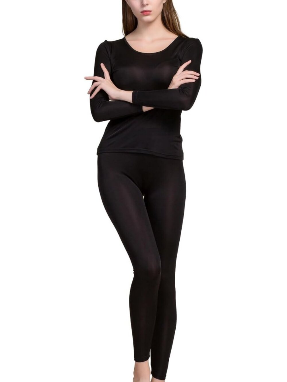 Silk Long Johns Thermal Underwear Set for Women - Mulberry Silk Base Layer
